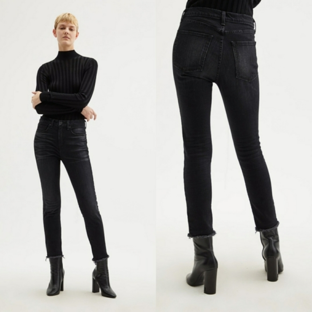 Nili Lotan black skinny jeans